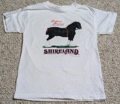 Vintage Shireland Champion Shire Horse Equestrian Park T Shirt Size 14/16 - Image 1 of 4