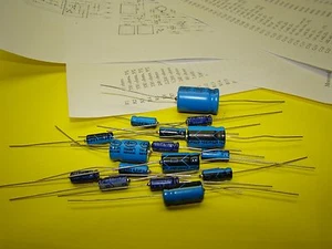 DYNACO FM-5 AF-6 PC-26 AXIAL ELECTROLYTIC CAPACITOR REBUILD KIT - Picture 1 of 4
