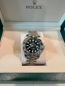 Rolex GMT-Master II Black dial 2025 18K gold/Stainless Steel 126713 Ceramic - Picture 1 of 10