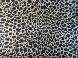 Piel de guepardo o pinceladas tela de algodón multicolor vintage 1 yarda x 44" con nuevo - Imagen 1 de 5