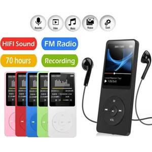 Lettore MP3 Registrazione USB Schermo 1,8 Pollici Media Lossless Portatile Sport Music Player - Foto 1 di 12