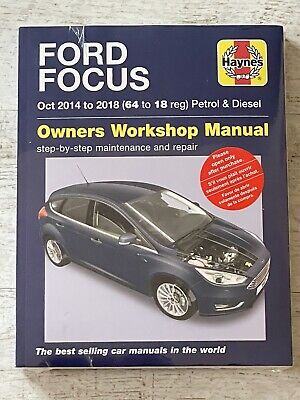 NEW - Haynes Manual 6417 - Ford Focus, 2014 To 2018, Petrol & Diesel • 22.14€