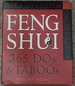 015 Page a Day Calendar Feng Shui 365 Dos & Taboos Angi Ma Wong Positive Energy - Picture 1 of 4