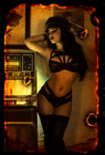 Dark Pinup Inconceivably Scarce "Vandal" Ember Edition Mint #14 Wax NFT Art 