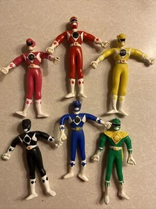 Lot Mighty Morphin Power Rangers Bendable Figures Saban Henry Gordy 1994 MMPR - Picture 1 of 12