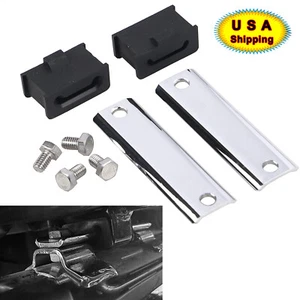 Muffler Holder Hanger Bracket &Insulator Rubber Mount For Harley Road King Glide - Picture 1 of 12