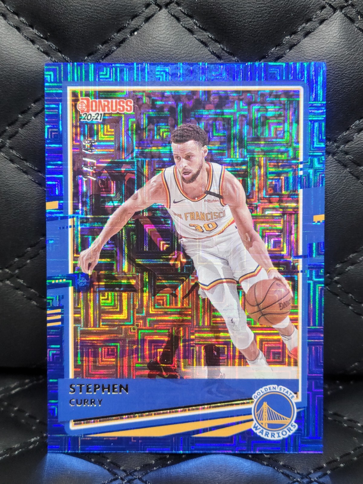 2020-21 Donruss Choice STEPHEN CURRY Blue Infinite Mojo 24/49 Warriors #41