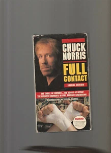 Full Contact (VHS) Chuck Norris Greatest Moments in Full Contact Kickboxing - Picture 1 of 1