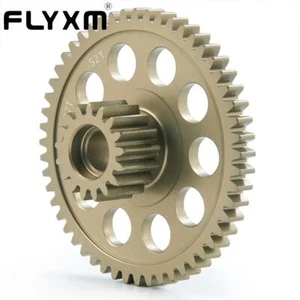 FLYXM For Tamiya Blackfoot Monster Upgrade RC Car Aluminum Counter Gear 52T/17T - Picture 1 of 7