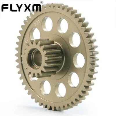 FLYXM For Tamiya Blackfoot Monster Upgrade RC Car Aluminum Counter Gear 52T/17T - Image 1 of 4