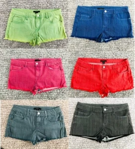 New Forever 21 Distressed multi colors Cut Off Short Shorts multi sizes - Picture 1 of 47