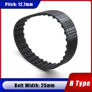 H Type Rubber Timing Belt Width 25mm Pitch 12.7mm Closed Loop Synchronous Belts - Picture 1 of 7
