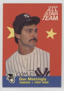 1986 Fleer All Star Team Don Mattingly #1