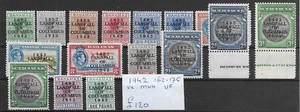 BAHAMAS @KGVI 1942 Columbus Overprint set SG162/75 MNH Nice Priced @GB1705 - Picture 1 of 1