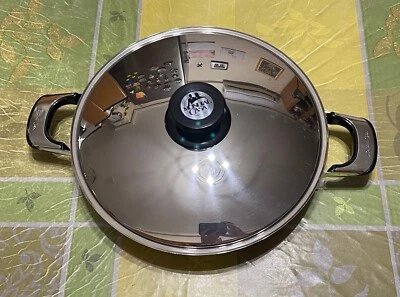 MONDIAL CASA Bistecchiera diametro ø30cm con coperchio in acciaio - NUOVO - Immagine 1 di 4