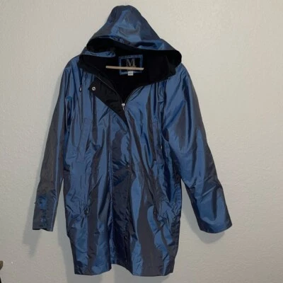 VTG MULBERRY STREET Womens M Blue Removable Hood & Lining Ski Jacket Coat - Image 1 of 4