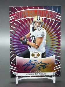 Autógrafo Panini Illusions Superlatives 2024 S-JGM JIMMY GRAHAM automático/99 - Imagen 1 de 2