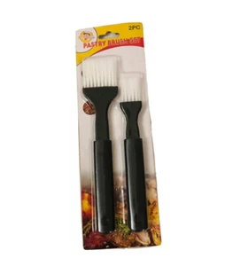 Lot de 2 brosses à pâtisserie - plastique émaillé cuisine - Photo 1/2