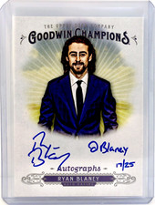 Ryan Blaney 2018 Upper Deck Goodwin Champions Racing Inscription Autograph /25