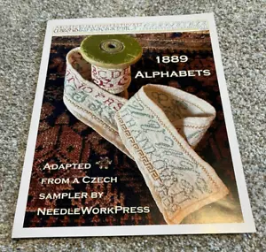 1889 ALPHABETS - NEEDLEWORKPRESS CROSS STITCH PATTERN - Picture 1 of 2