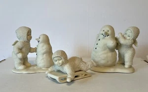 Lot of 3 Dept 56 Snowbabies. Why Can’t You Talk To Me?, Hold On Tight & You Need - Picture 1 of 11