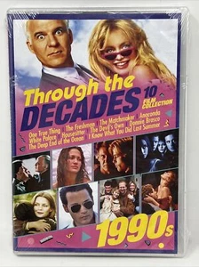 Through the Decades: 1990s 10 Film Collection (DVD, 2022) Anaconda Donnie Brasco - Imagen 1 de 2