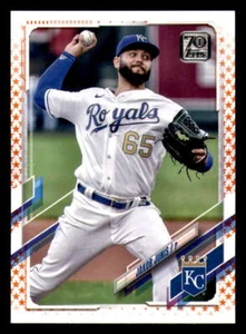 2021 Topps Orange Star 99 Made # 19 Jakob Junis Kansas City Royals - Picture 1 of 3
