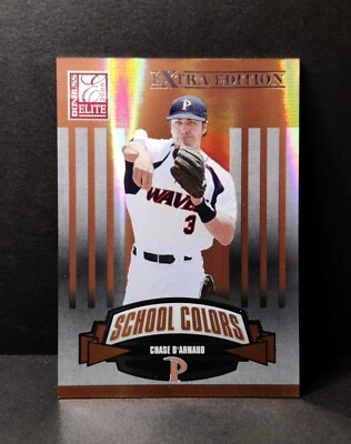 2008 Donruss Elite Extra Edition School Colors /1500 CHASE d'ARNAUD #SC-14 - Image 1 of 2