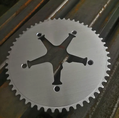 Campagnolo 53T 144BCD new chainring bicycle chain 1/8 aluminium 7075 t6 cnc - Image 1 of 2