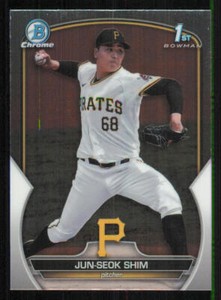 2023 Bowman Chrome Prospects #BCP153 Jun-Seok Shim