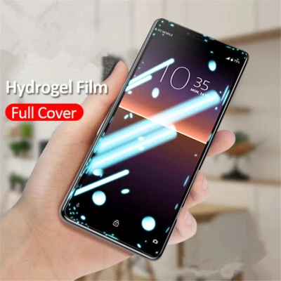 Película de hidrogel para Sony Xperia 1 IV 10 1 5 II XA2 XZ3 XZ4 10 IV Protector de pantalla Foto 1 de 4
