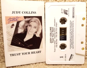 Vintage 1987 Cassette Tape Judy Collins Trust Your Heart Gold Castle Records - Picture 1 of 6