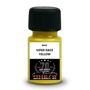 Dodge Viper Race Yellow YR Touch up Paint Kit With Brush 2 Oz SHIPS TODAY - Picture 1 of 2