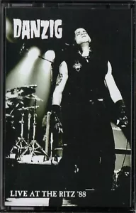 DANZIG "Live at The Ritz '88" CASSETTE Samhain MISFITS Metal RARE - Picture 1 of 2