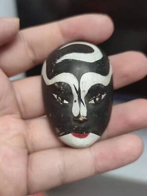 El "脸谱面具模型" de la cerámica del patrimonio cultural antiguo e inmaterial chino Foto 1 de 4