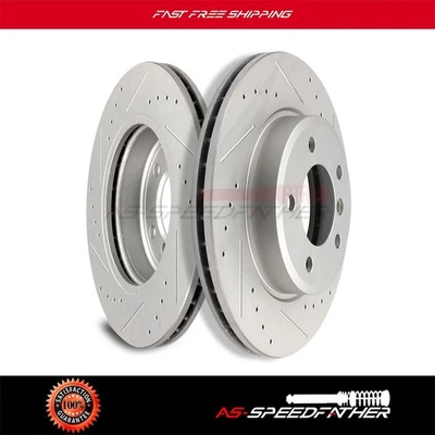 Juego de rotores de discos de freno delanteros para BMW 325i 325xi 325Ci 2001 2002-2004 2005 Foto 1 de 4