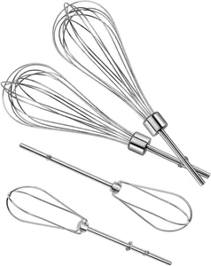 KHM2B W10490648 Hand Mixer Turbo Beaters (2 Pack) & KHMPW Stainless - Picture 1 of 12