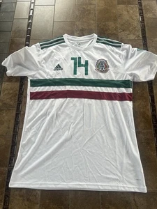 Maglia Hernandez #14 Uomo XL Fifa Calcio Adidas Mexico Away Nuova Russia 18 - Foto 1 di 17