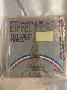 Paris Eiffel Tower Model Kit Pull Up Paper Craft Cut Out Aprox. 4.5 Feet sealed. - Picture 1 of 3