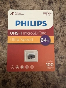 Philips UHS-I microSD Card Ultra Speed 64gb - Zdjęcie 1 z 3