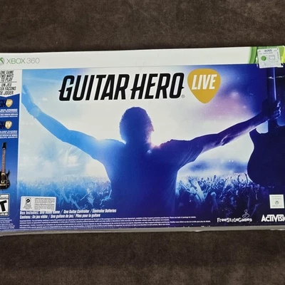 Guitar Hero Live (Microsoft Xbox 360, 2015) Dongle Strap Game CIB NEW OPEN BOX - Image 1 of 4
