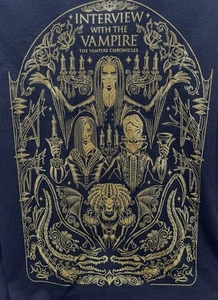 Rare Interview With The Vampire “The Vampire Chronicles” Black T-shirt - Picture 1 of 3