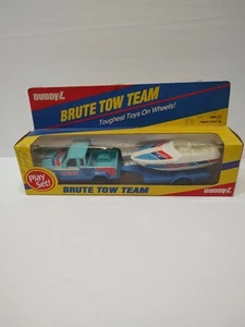 Buddy L Brute Tow Team (1989) Ford F-150 Towing Boat - Picture 1 of 7
