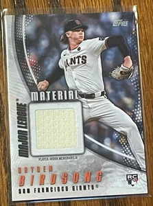 PARCHE HAYDEN BIRDSONG 2025 TOPPS MATERIAL DE LAS GRANDES LIGAS RC Envío Gratis - Imagen 1 de 2