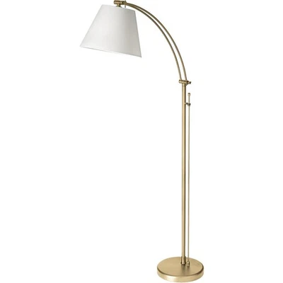 Dainolite Lighting DM2578-F-AGB Felix Floor Lamp Aged Brass - Image 1 of 4