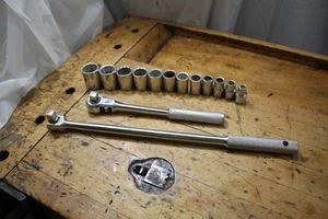 Thorsen Tools 14 Stück 1/2" Antrieb SAE 12 Pt Chrom Steckschlüsselsatz - Bild 1 von 16