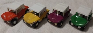 Vintage TONKA Dune Buggy Set Of 4 #55340 With White Top Made in USA - Picture 1 of 7