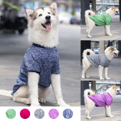 Großer Haustier-Hunde-Kapuzenpullover Pullover Mantel Warme Kleidung / - Bild 1 von 4