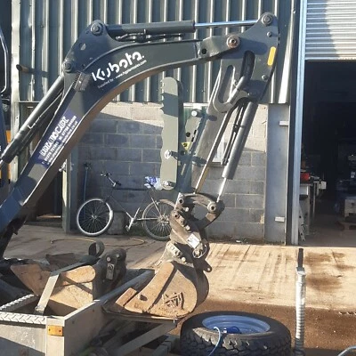 AUCUNE DONNÉE pelleteuse pouce grab, grappin, talon prise 1.5 - 2.5t 650mm fourche, INCLUS VAT