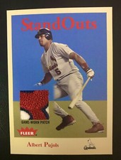 Albert Pujols 2005 Fleer 5/50 Game Worn  Patch Pujols Jersey #5